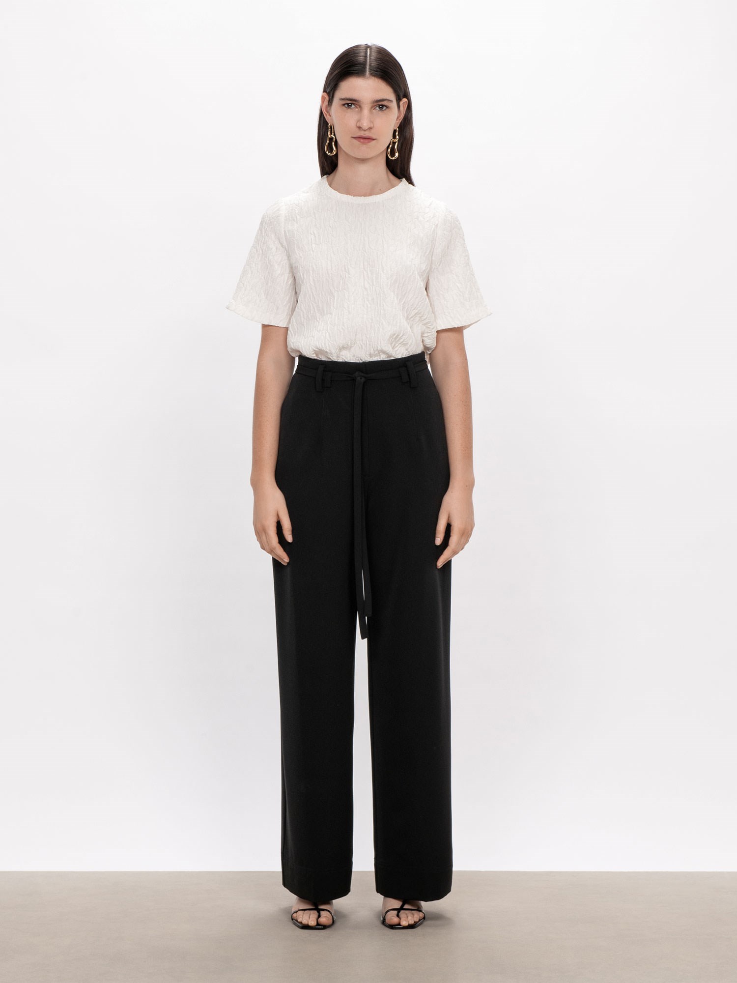 Stretch Twill Wide Leg Pant | Buy Pants Online - Veronika Maine