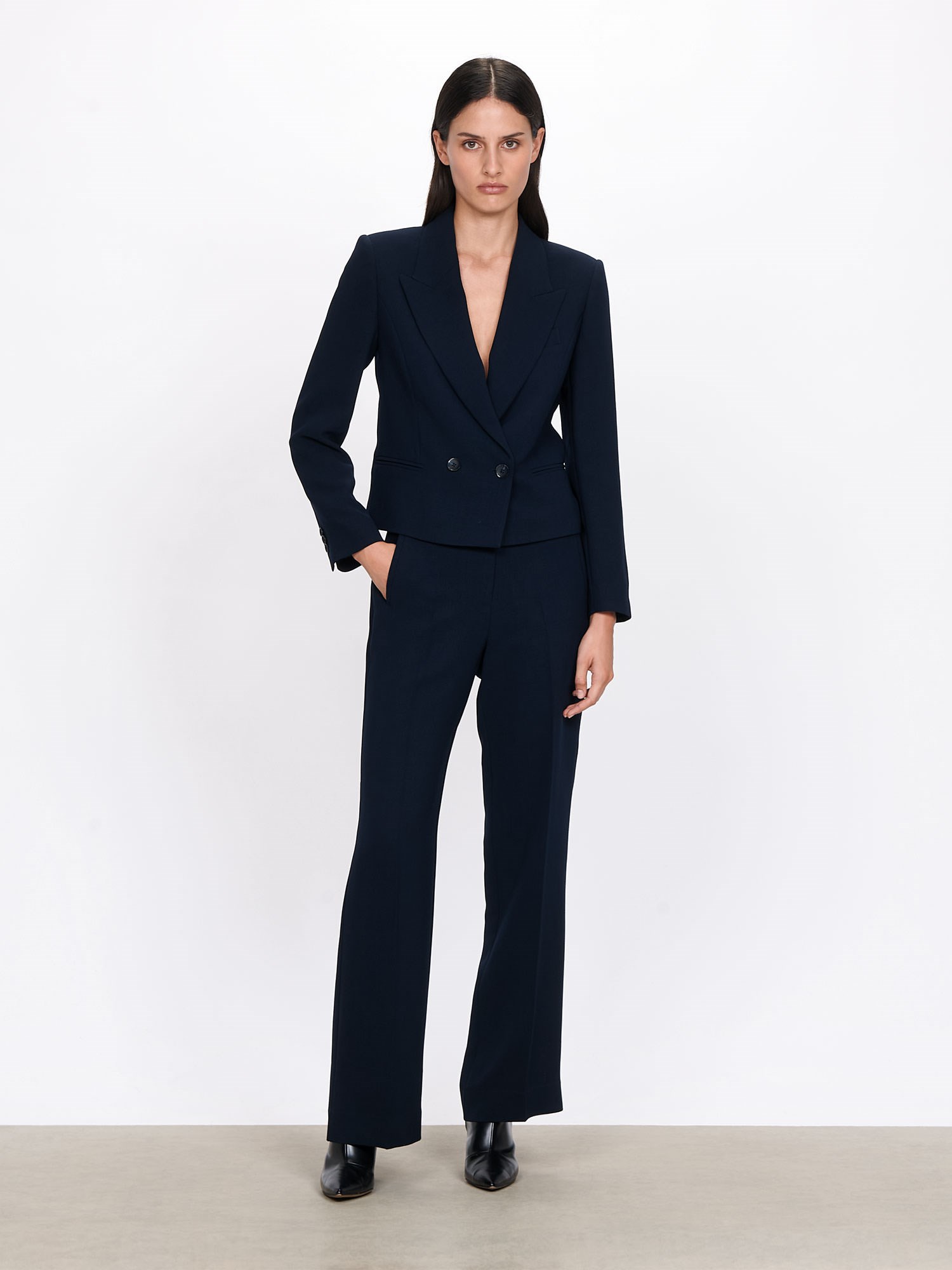 Double Weave Straight Leg Pant | Buy Pants Online - Veronika Maine