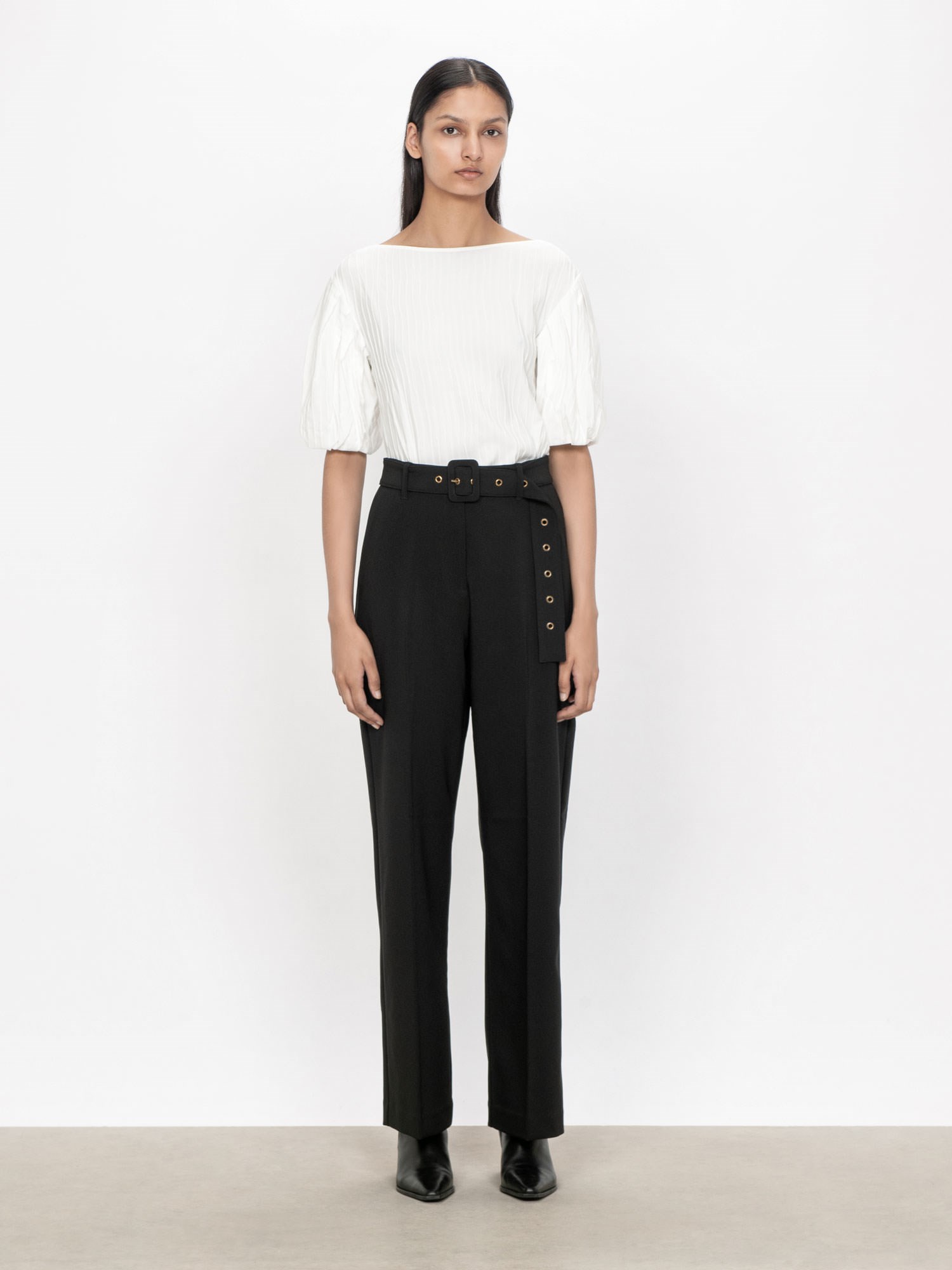 Mod Twill Belted Pant | Buy Pants Online - Veronika Maine