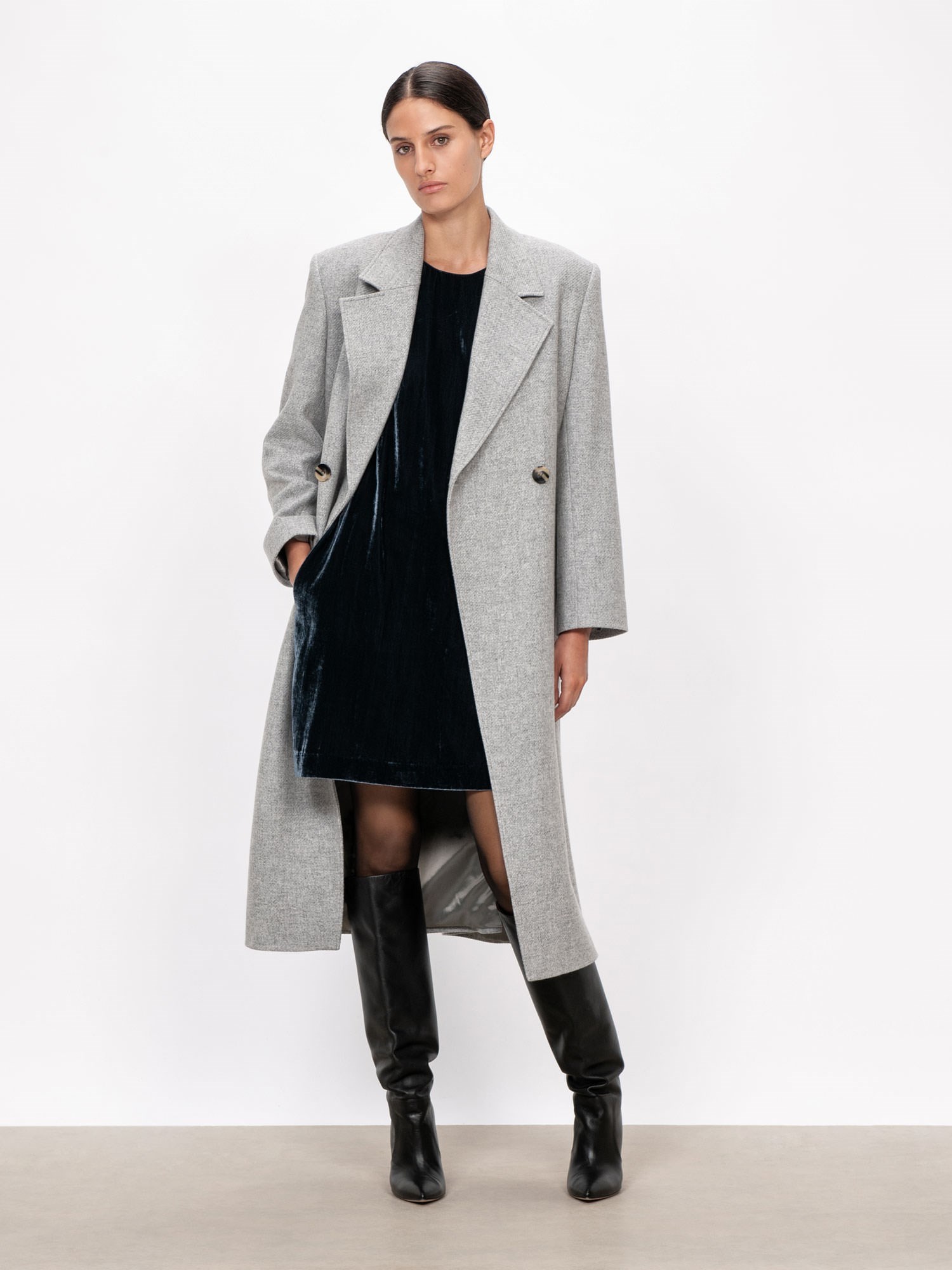 Twill Wool Coat | Buy Jackets and Coats Online - Veronika Maine