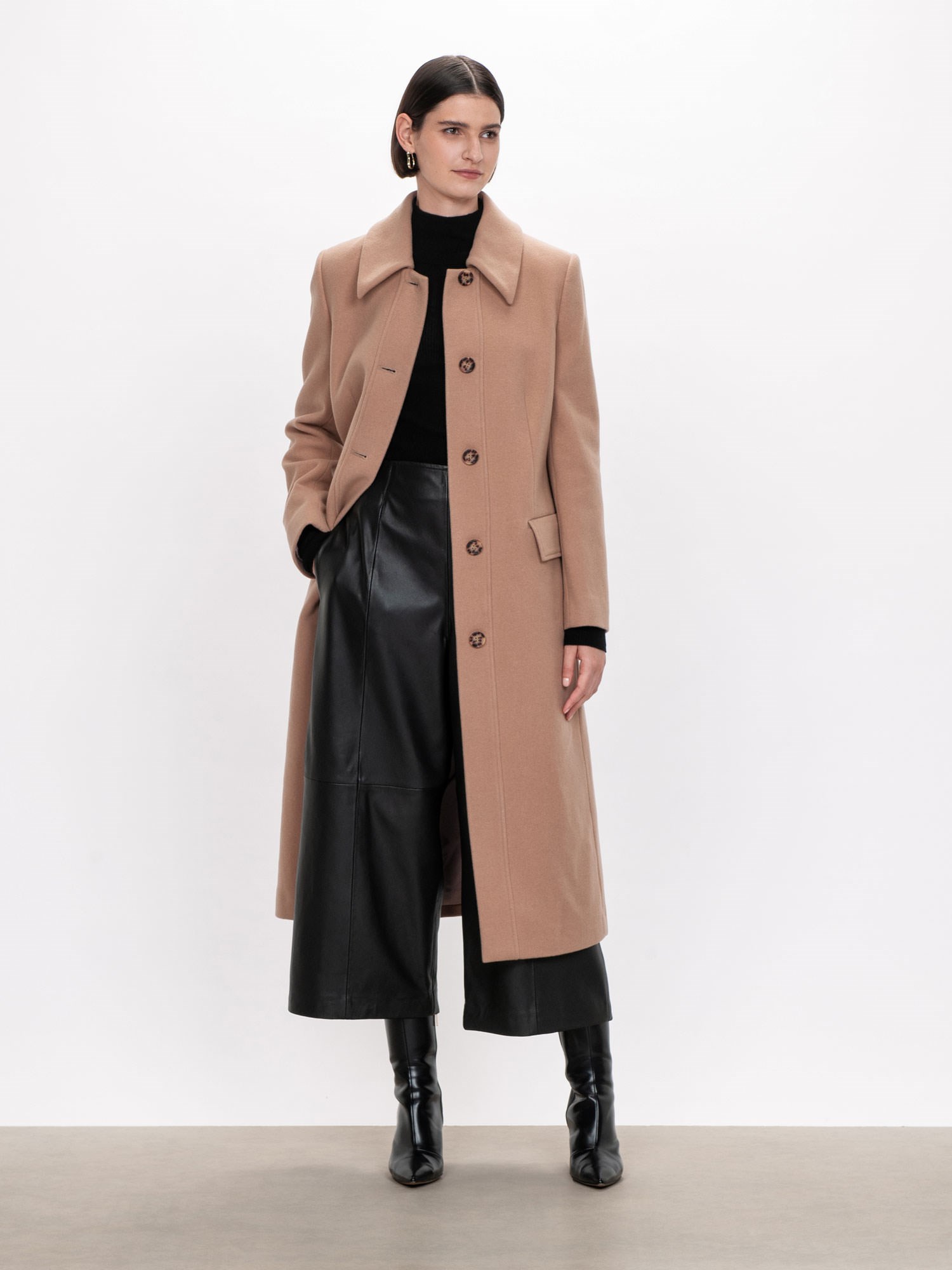 Wool Melton Coat | Buy Jackets and Coats Online - Veronika Maine