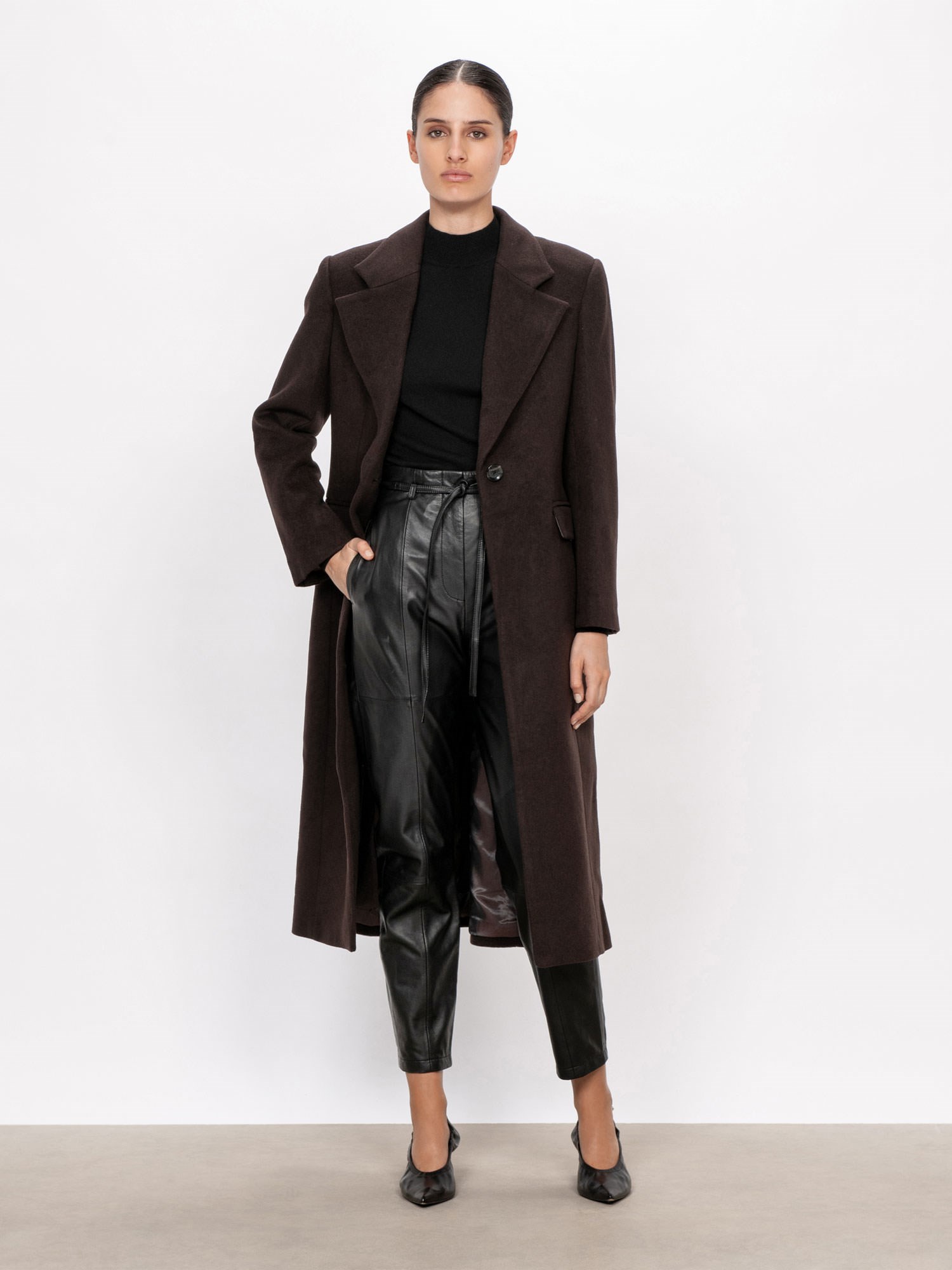 Wool Tailored Coat | Buy Jackets and Coats Online - Veronika Maine