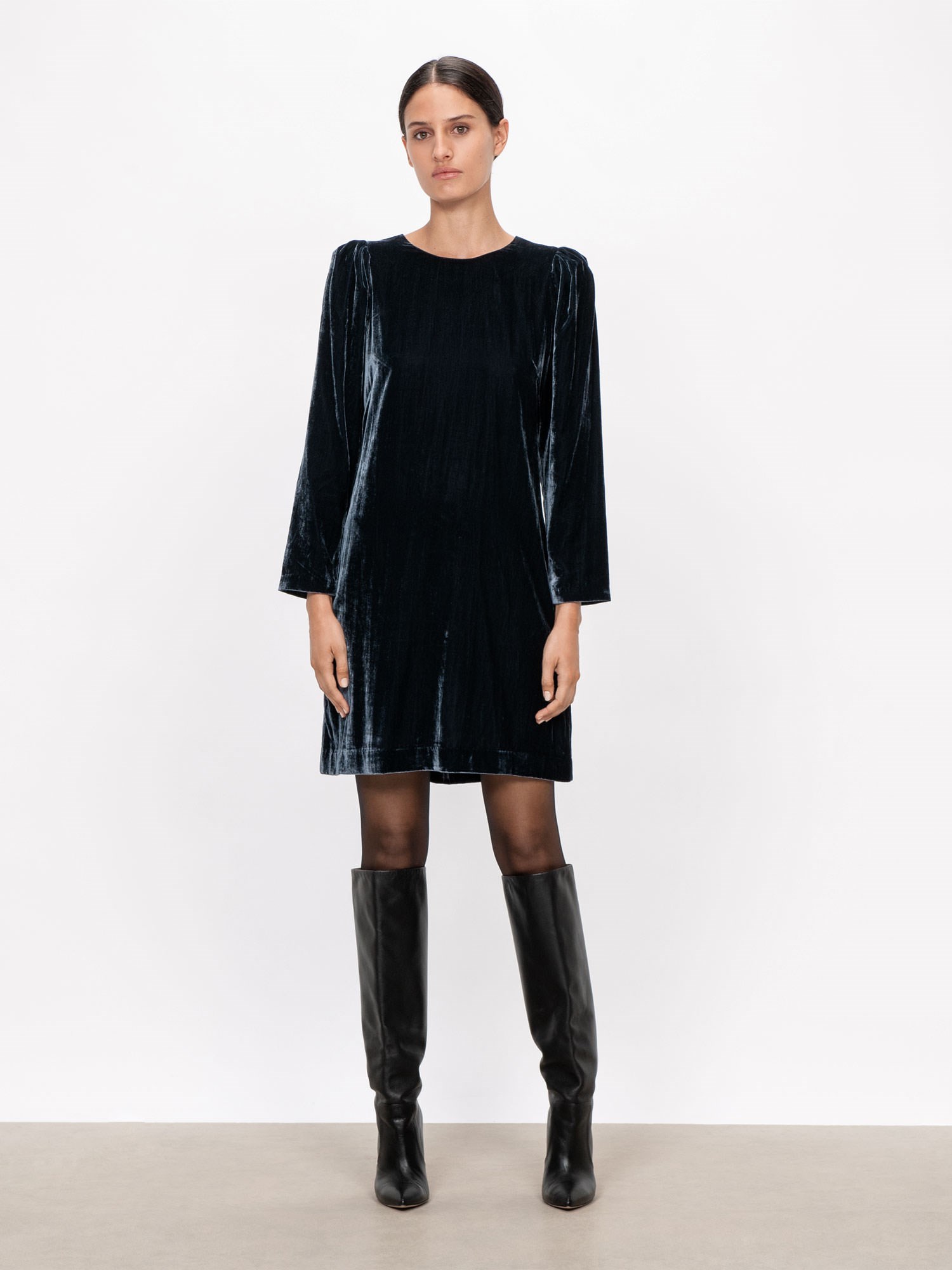 Soft Velvet Bias Dress | Buy Dresses Online - Veronika Maine