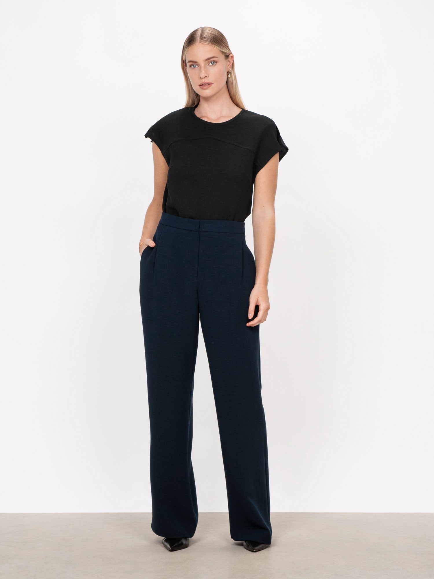 Double Weave Relaxed Pant | Buy Pants Online - Veronika Maine