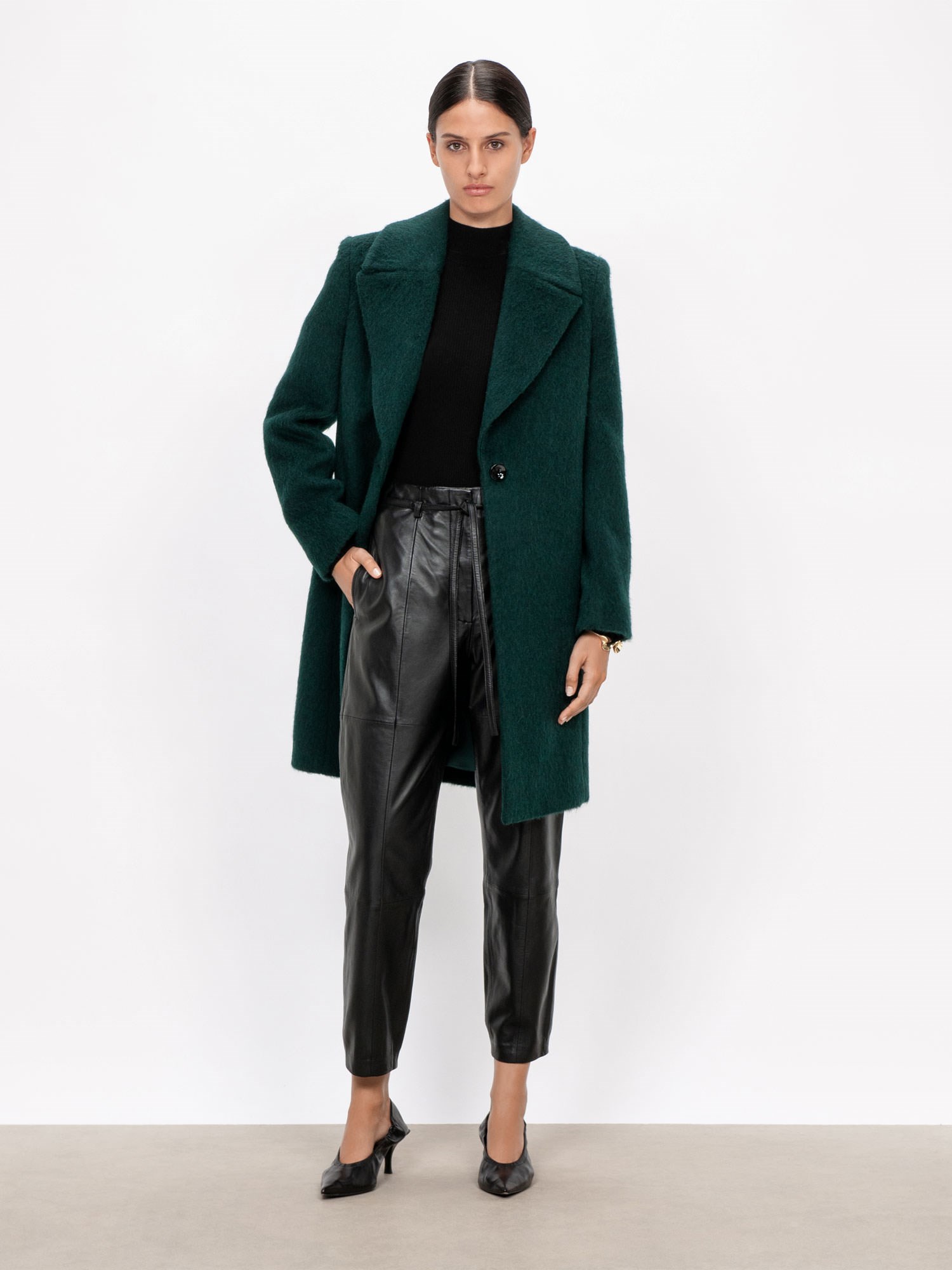 Brushed Mohair Coat | Buy Jackets and Coats Online - Veronika Maine