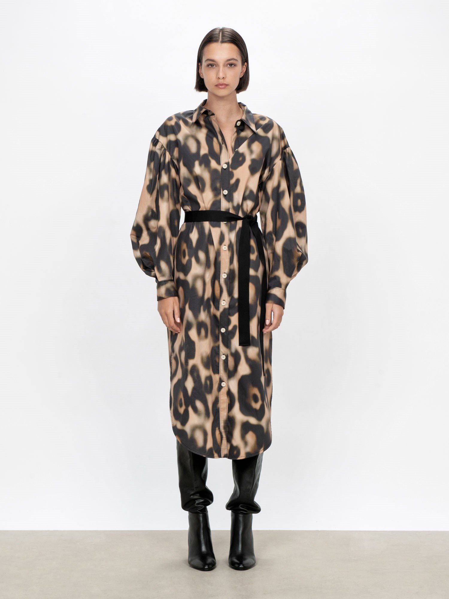Grand Leopard Shirt Dress | Buy Dresses Online - Veronika Maine