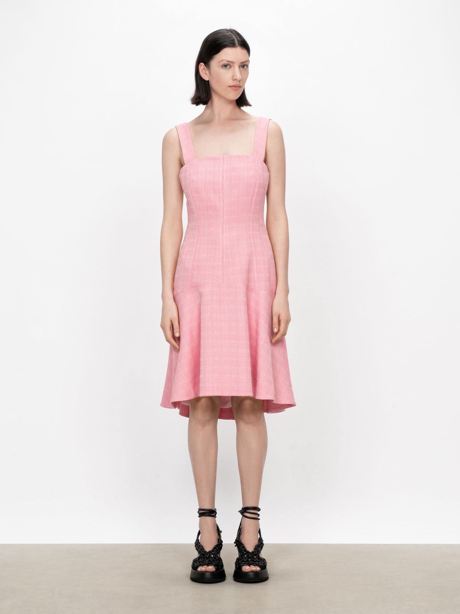 Graphic Tweed Apron Dress | Buy Dresses Online - Veronika Maine