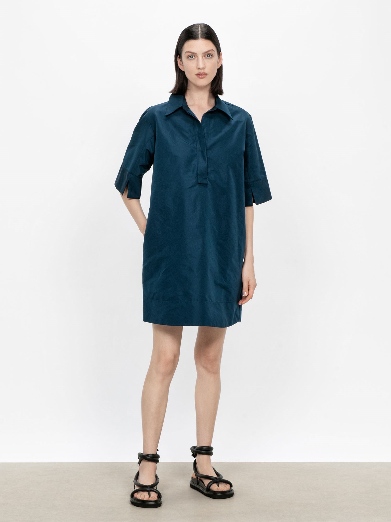 Shot Taffeta Shirt Dress | Buy Dresses Online - Veronika Maine