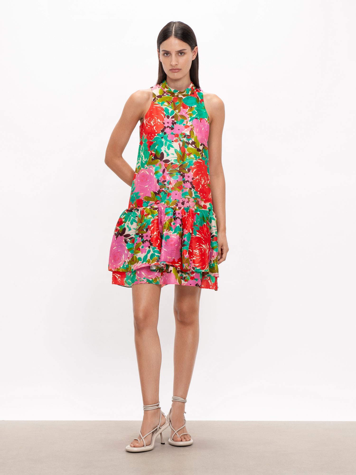 Majorca Silk Linen Shift Dress | Buy Dresses Online - Veronika Maine